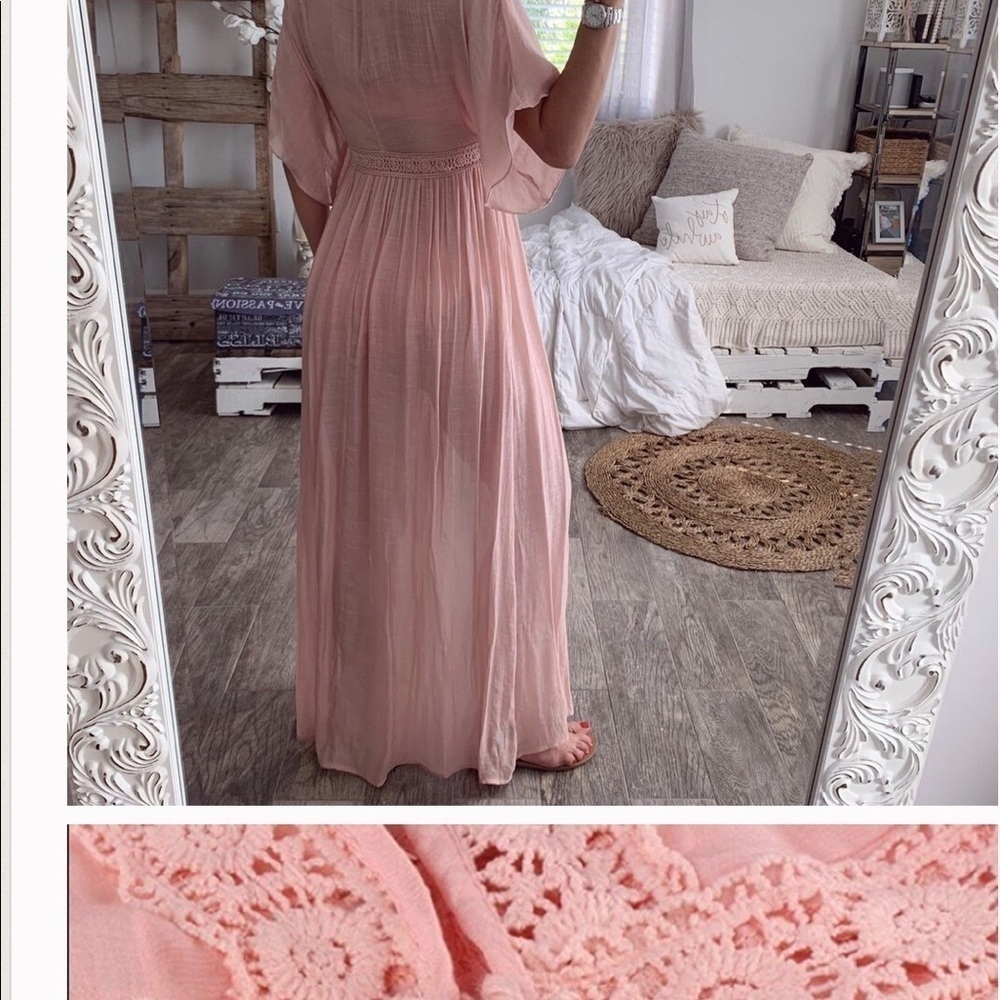 Sheer PINK BIKINI COVERUPS - Picture 3 of 4
